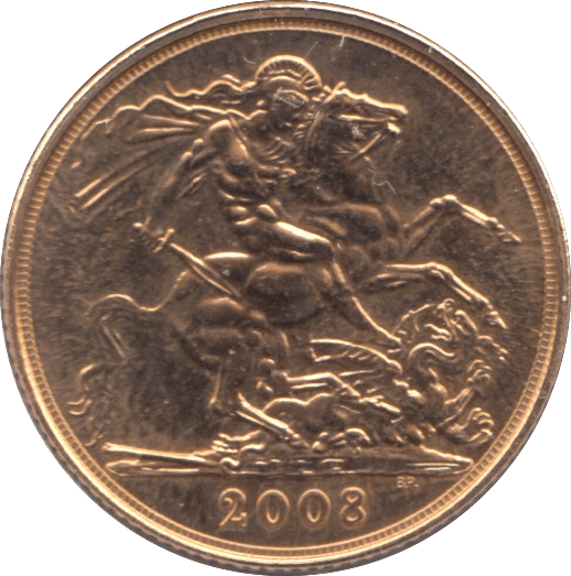 2008 GOLD SOVEREIGN ( BU )