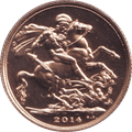 2014 GOLD SOVEREIGN ( BU )