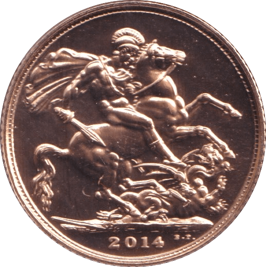 2014 GOLD SOVEREIGN ( BU )