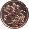 2020 GOLD SOVEREIGN ( BU )