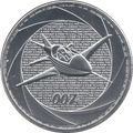 2025 SILVER TWO POUNDS 007 JAMES BOND ( BU )