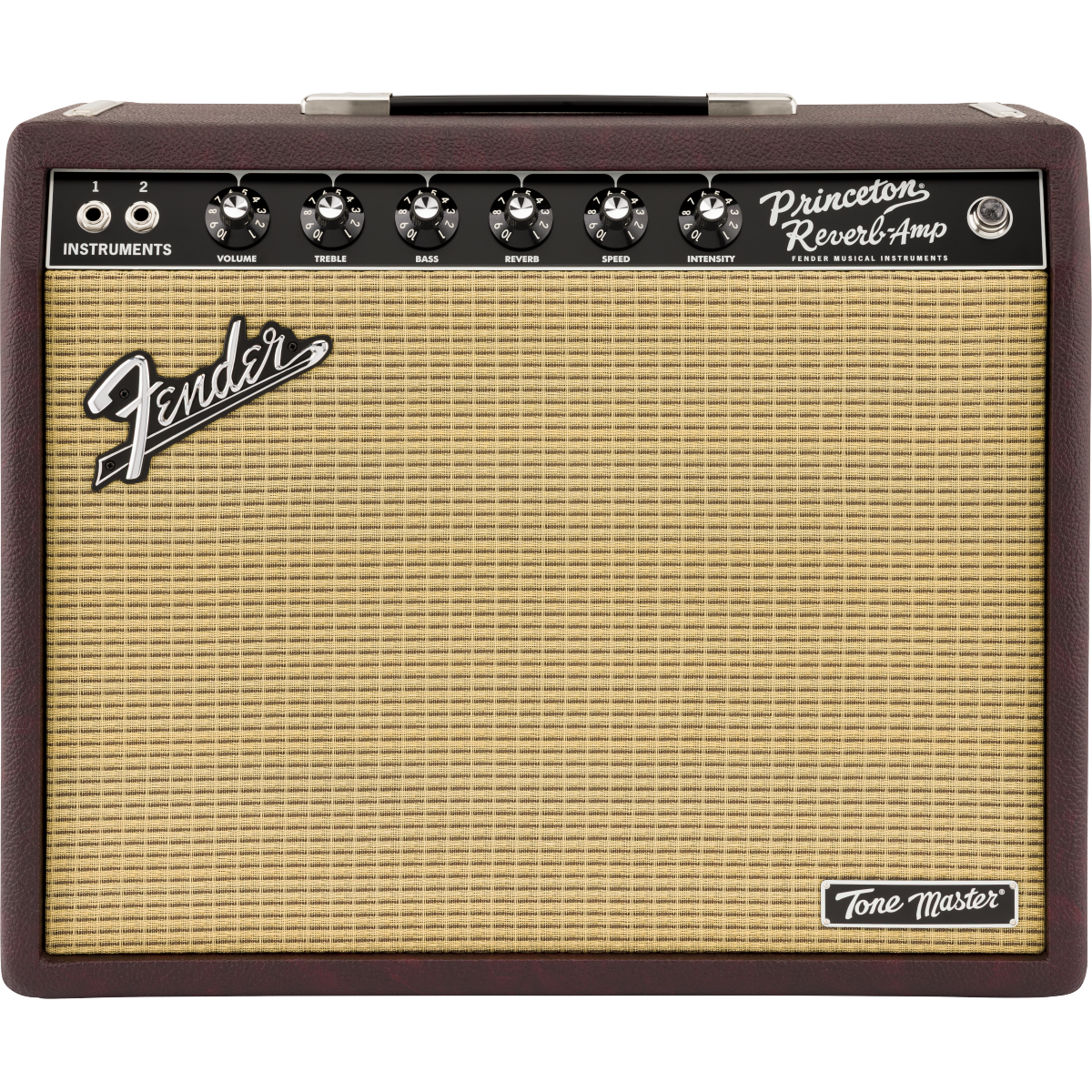 Fender FSR Tone Master Princeton 12-Watt Combo Amp, 120V - Wine (New)