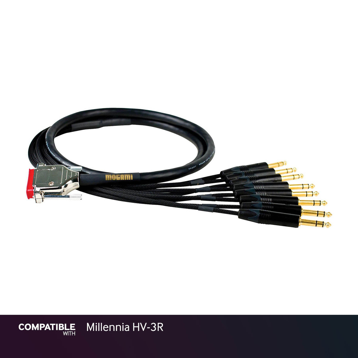 Mogami Gold 3-foot DB25 to TRS  Snake for Millennia HV-3R
