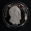 Panama. 20 Balboas. Large proof sterling silver coin. 129.59g. A selection. (5. 1975. Date written on box.)
