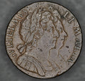 William and Mary. Halfpenny. 1694