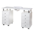 Manicure table + dust extractor BD-3425+P WHITE