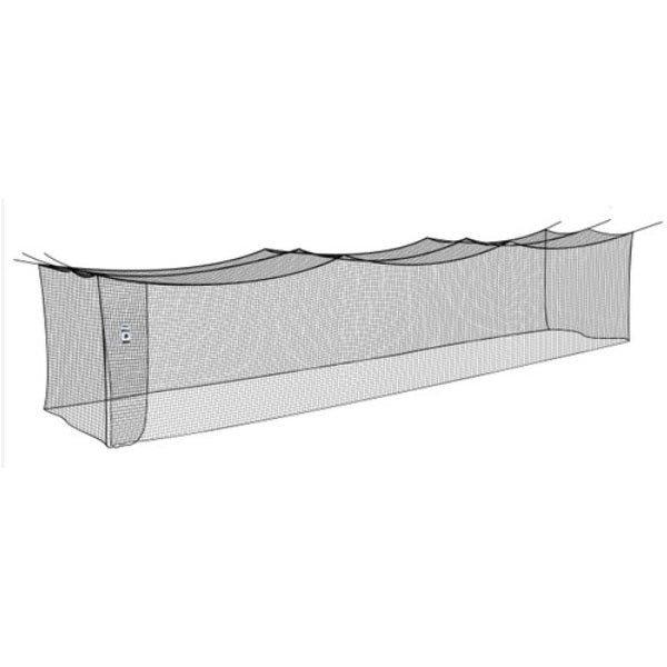#27 Batting Cage Nets Polyethylene 55ft - 70ft (70' L x 14' W x 12' H)