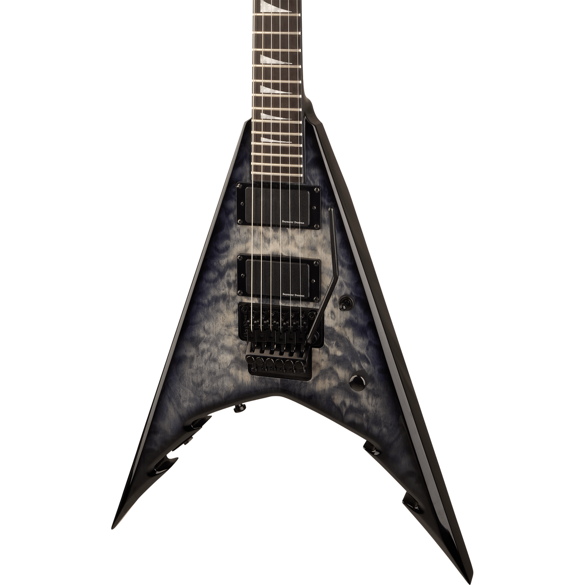 Jackson Pro Series Signature Corey Beaulieu King V KV6Q 6-String Electric Guitar - Transparent Black (New)