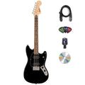 Fender Squier Sonic Mustang HH Electric Guitar - Black w/ Tuner