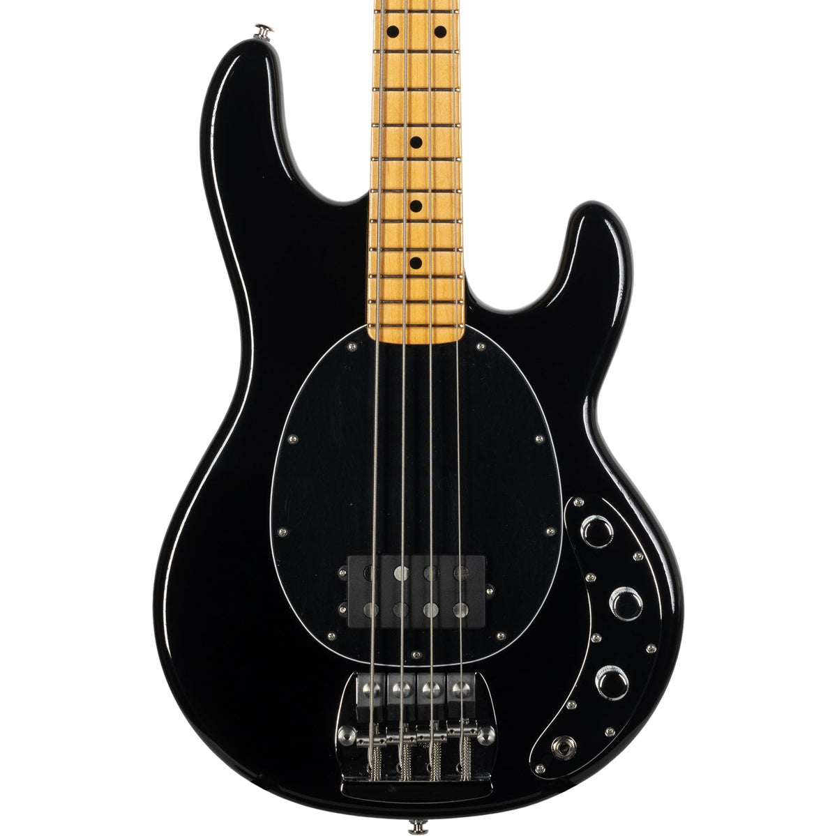 Ernie Ball Music Man Retro 70’s Stingray Electric Bass - Black (New)