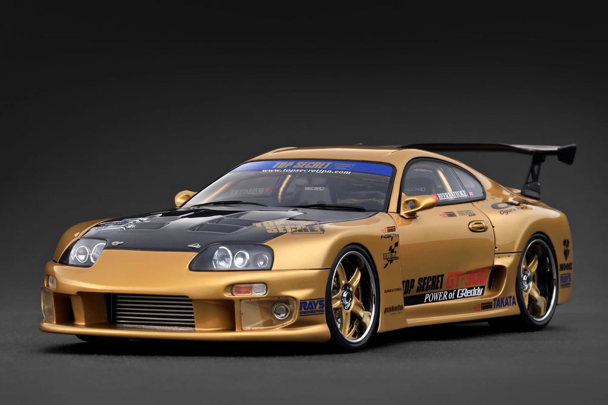 Ignition-Model Toyota Supra Mk4 (A80) Top Secret GT300 Gold 1:18 (Default Title (3085))