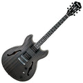Ibanez AS53 AS Artcore Hollow Body Electric Guitar - Transparent Black Flat