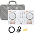 Pioneer DJ DDJ-FLX4 2-Channel DJ Controller - White w/ Case