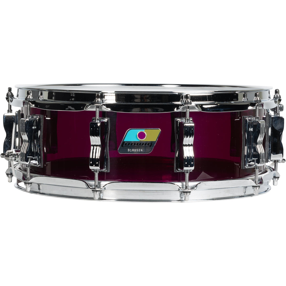 Ludwig Limited Edition 5x14 Vistalite Snare Drum - Purple (New)