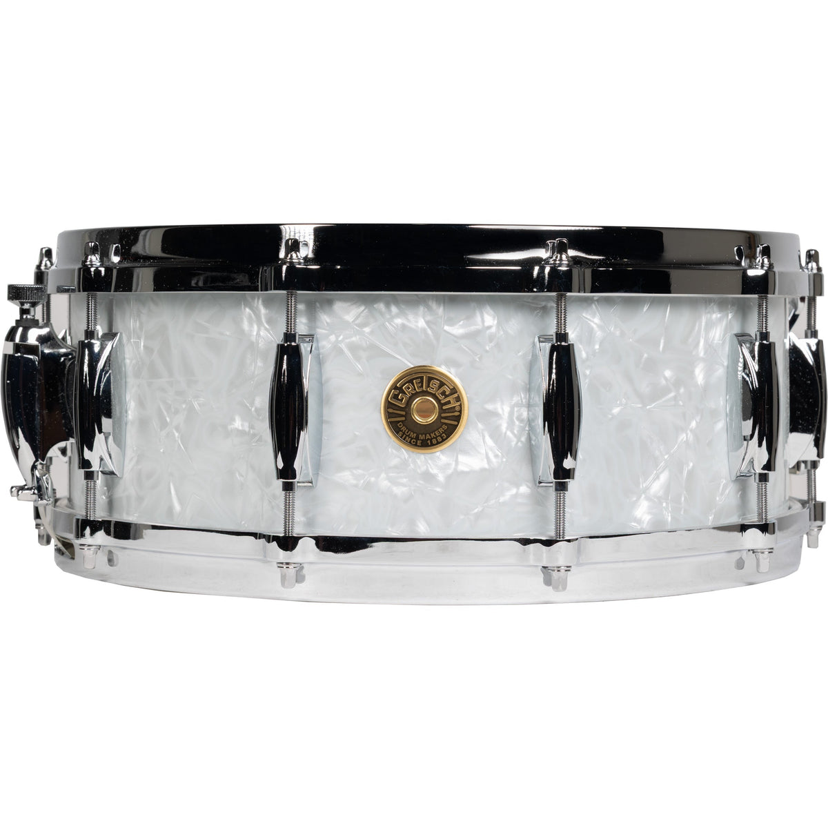 Gretsch USA Custom 5.5x14 Snare Drum - White Marine Pearl (New)