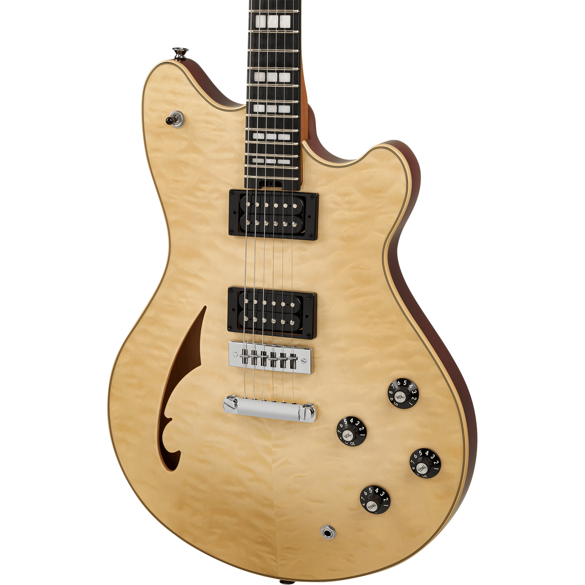 EVH SA-126 Special QM Semi-Hollow Electric Guitar - El Natural (New)