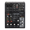 Yamaha AG06MK2 6-Channel Live Streaming Loopback Audio USB Mixer - Black