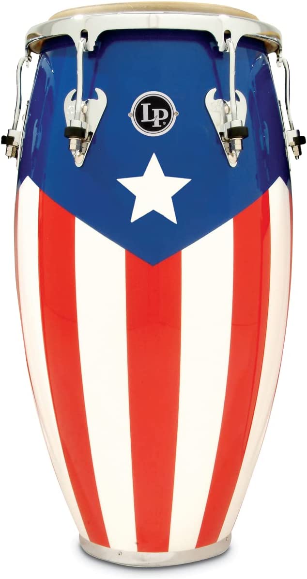 Latin Percussion Matador Puerto Rican Heritage Conga with Chrome Hardware (New)