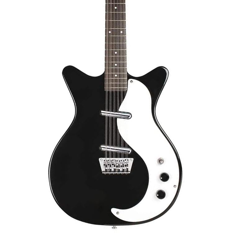 Danelectro 12SDCBLK 12 String Electric Guitar in Black (New)
