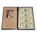 $5 Uncut Sheet of 4 with Certificate and Folder