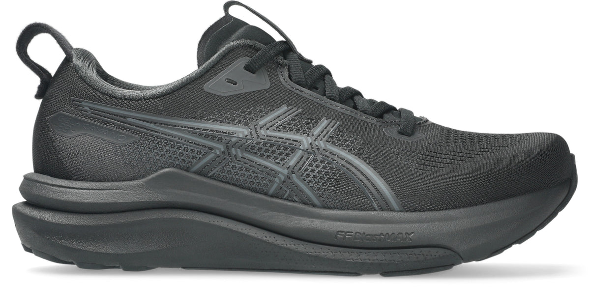 Asics Women's GEL-Kayano 33 Running Shoes (Black/White / 10.5 / Standard B)