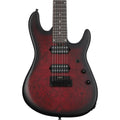 Sterling By Music Man 7-string Jason Richardson Signature Electric Guitar - Dark Scarlet Burst Satin (New)