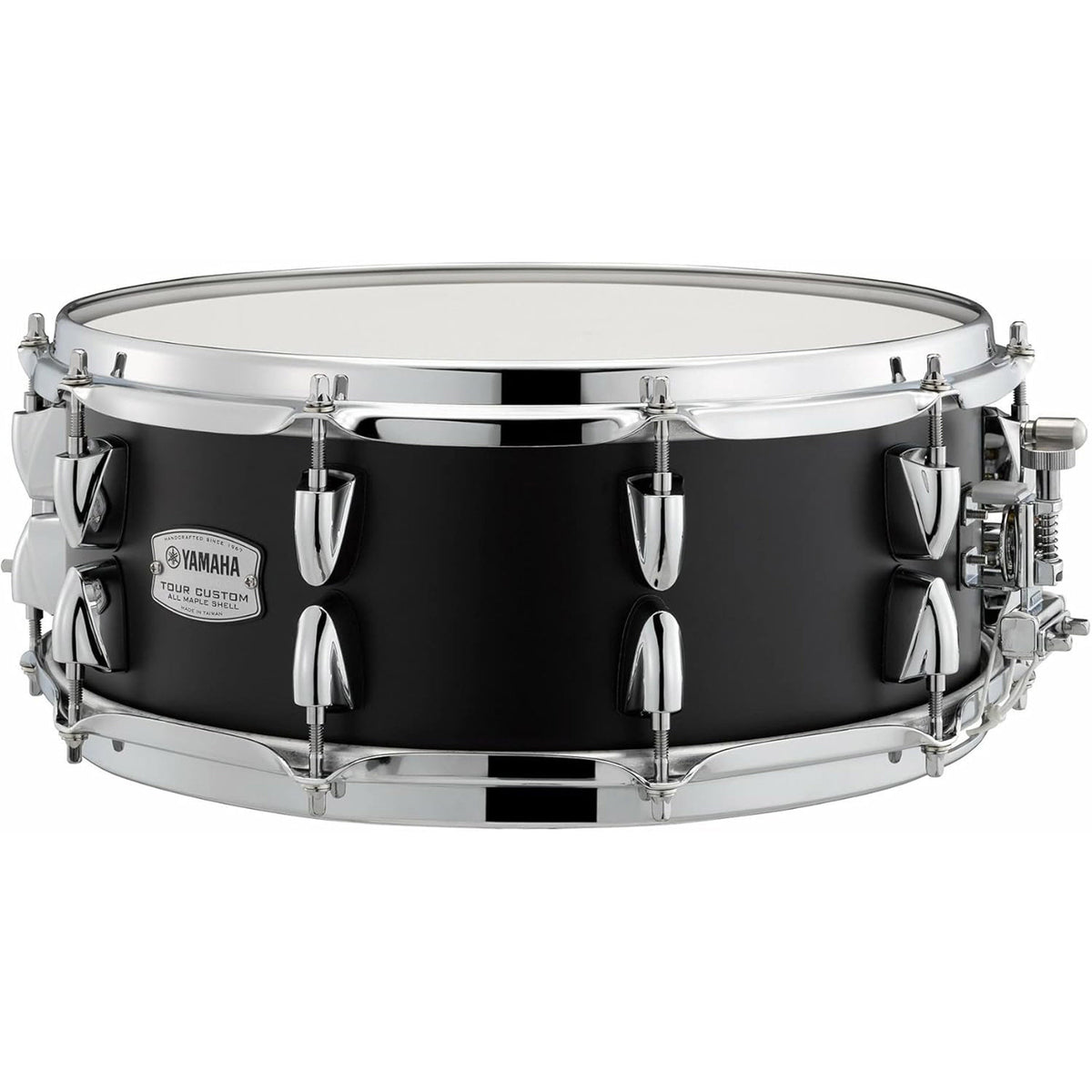 Yamaha TMS-1455LCS Tour Custom Maple 14" x 5.5" Snare Drum - Licorice Satin (New)