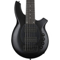 Ernie Ball Music Man Bongo 6 Bass Guitar, Stealth Black (New)