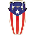 Latin Percussion Matador Wood Puerto Rican Flag Tumbadora (New)
