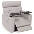 BarberPub Electric Lash Recliner with Adjustable Headrest, Facial Bed for Estheticians, Eyelash Extensions, Nails & Beauty 9904 (Warm Grey)