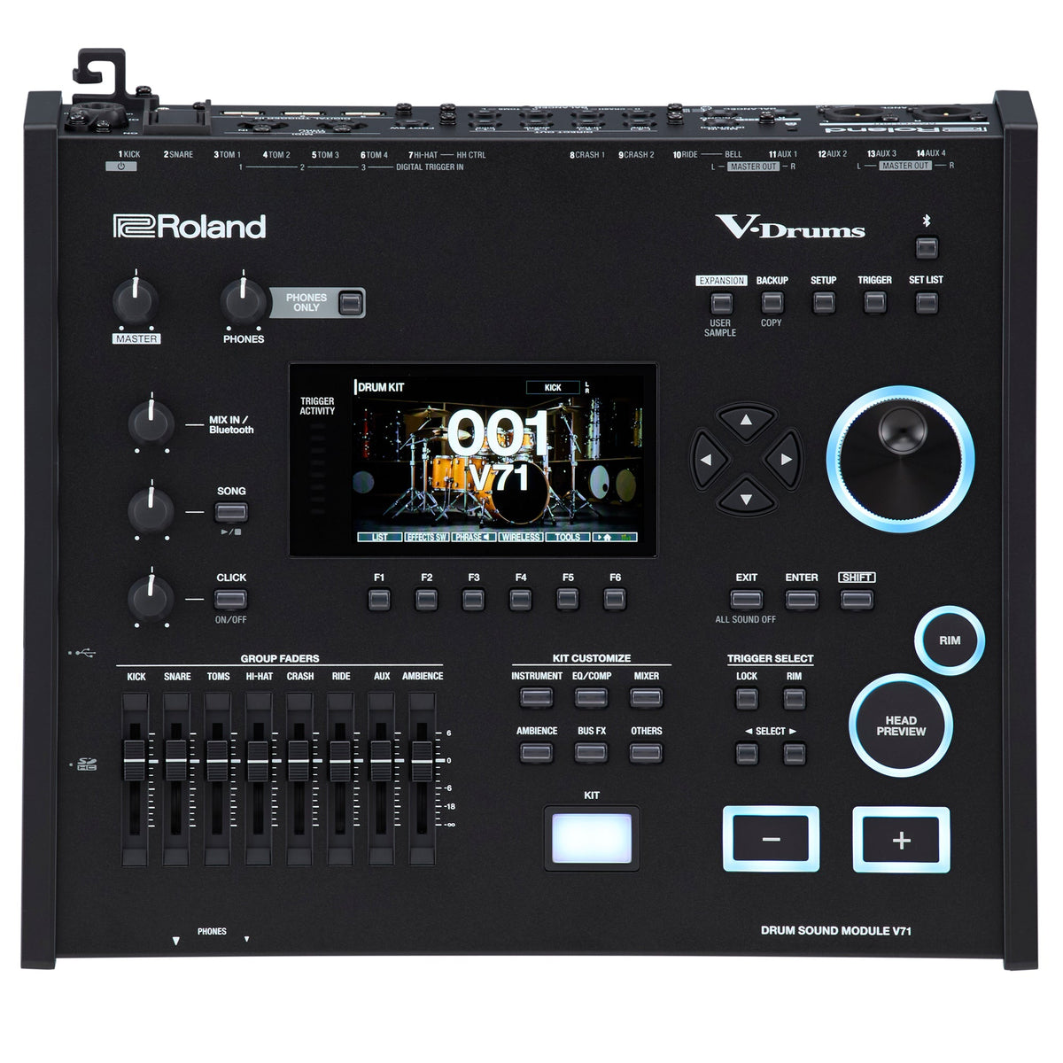 Roland V71 V-Drums Sound Module - Mint, Open Box