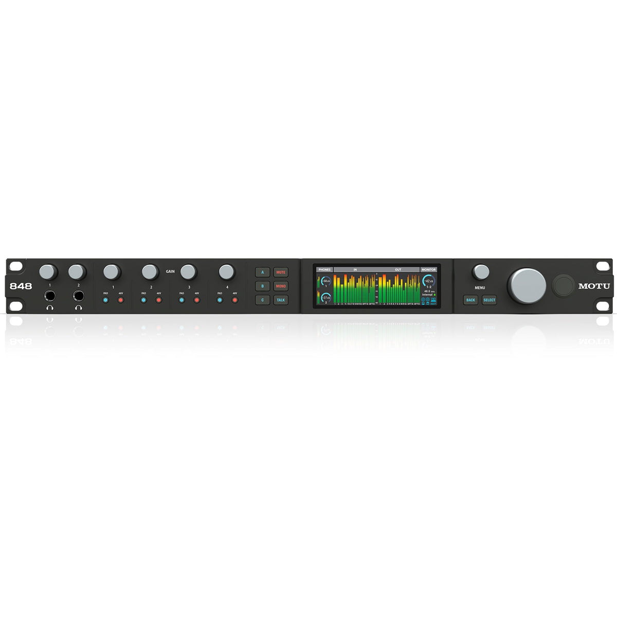 MOTU 848 28 x 32 Thunderbolt/USB4 Audio Interface (New)