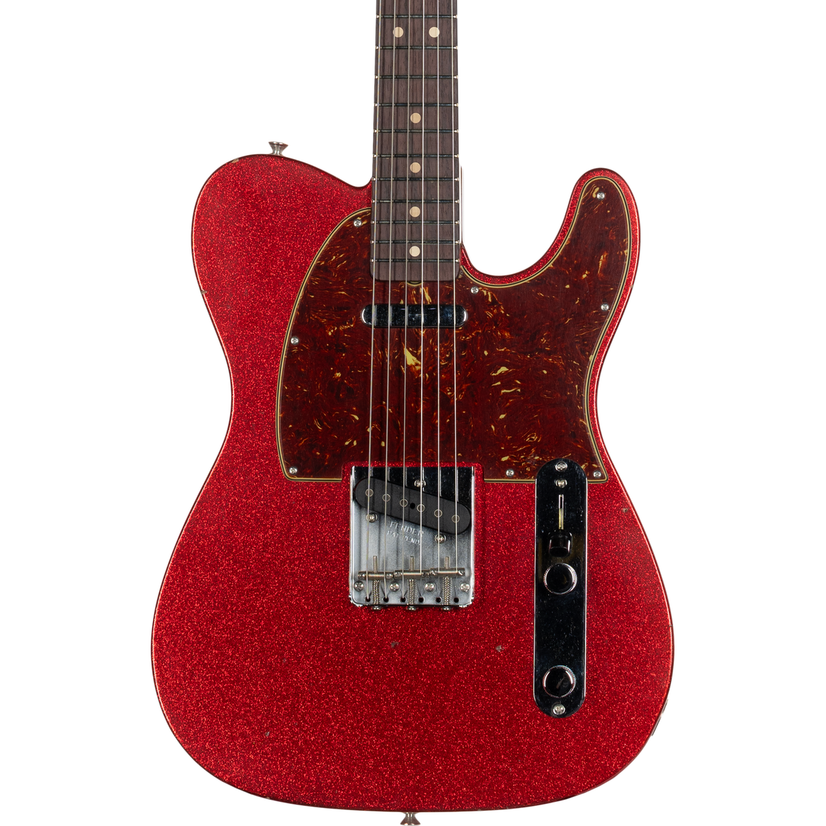 Fender Custom Shop 1963 Telecaster Journeyman Relic - Red Sparkle (New - Serial Number: CZ581562 Weight: 7.2 lbs)