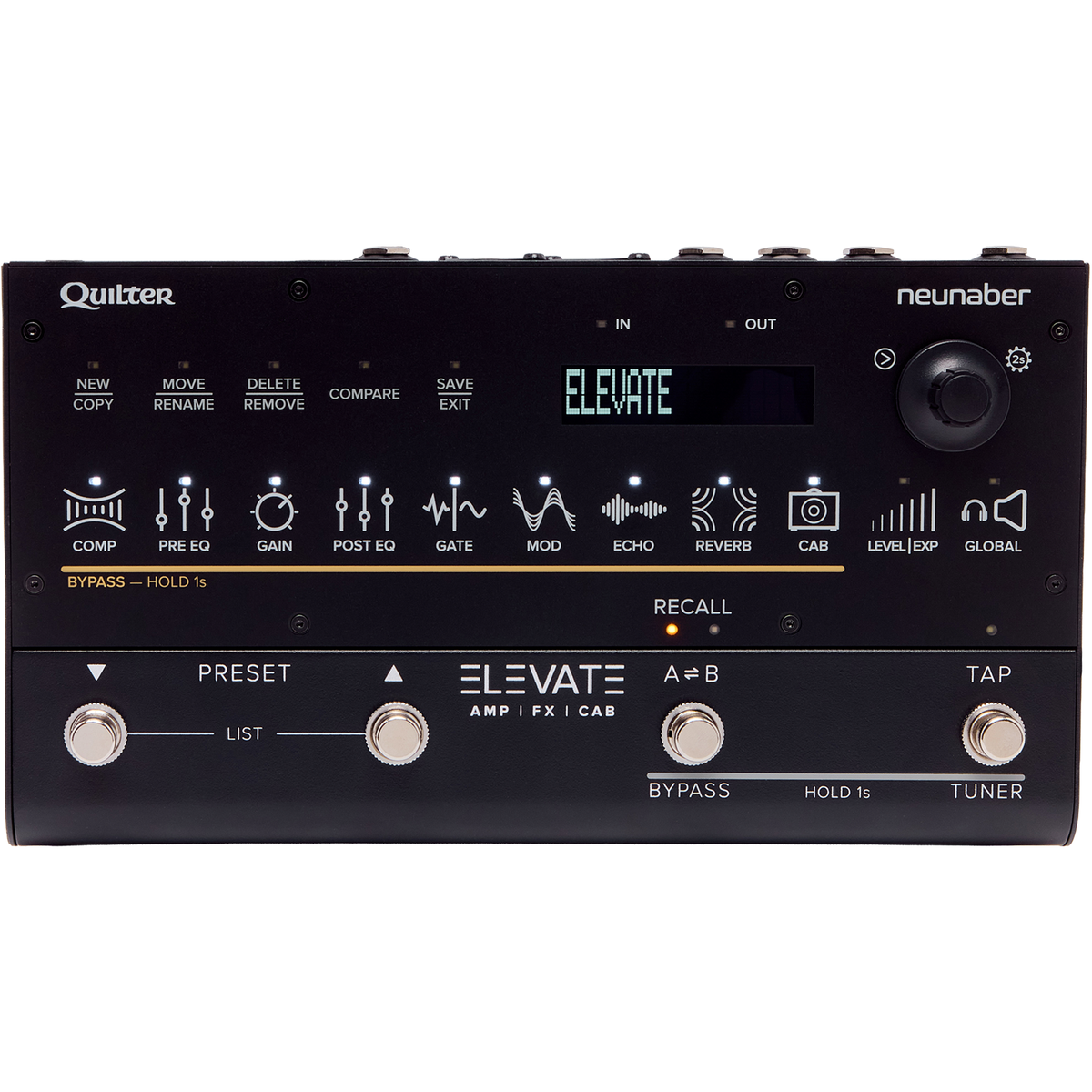 Quilter Elevate Intuitive Guitar Engine Multi-Effects Pedal (New)