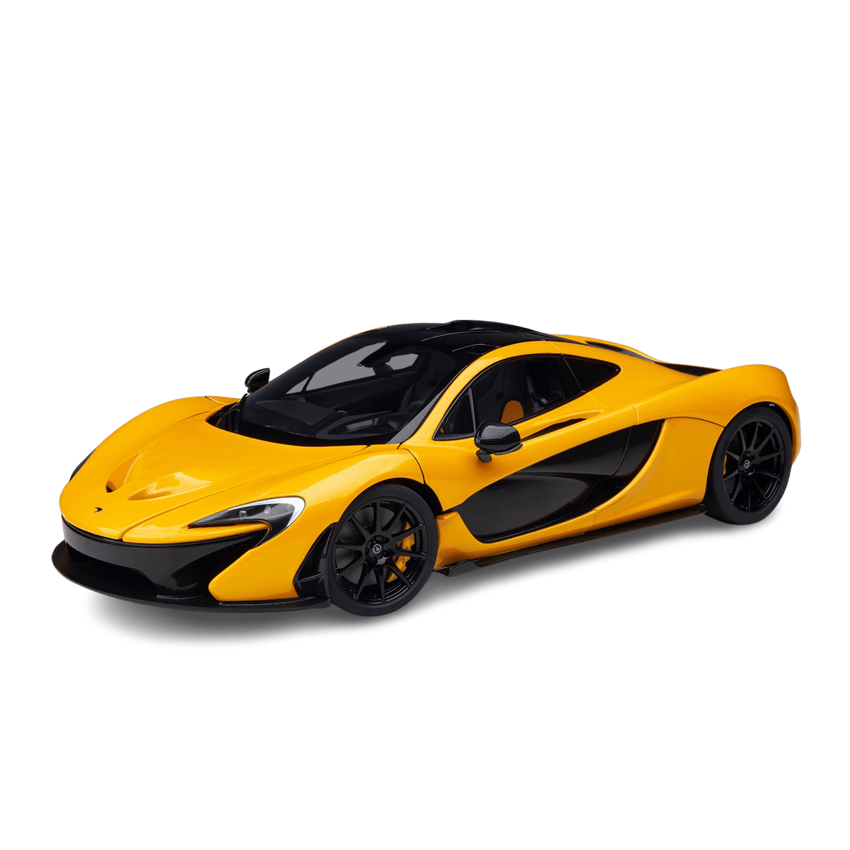 McLaren P1 2013 Volcano Yellow / Étriers Jaunes / Intérieur Noir 1/18
