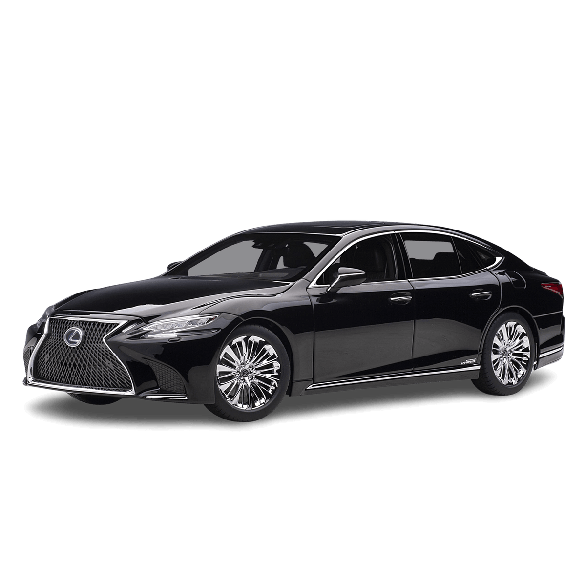 Lexus LS 500h 2018 Noir / Intérieur Noir 1/18