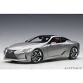Lexus LC 500 Sonic Titanium/Intérieur rose foncé 1/18