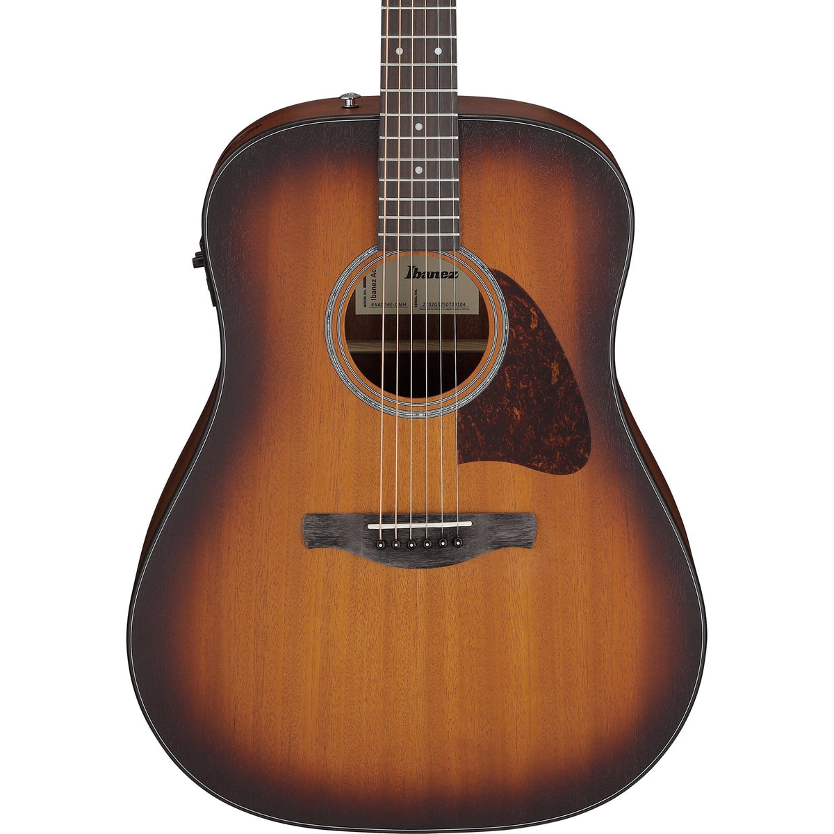 Ibanez AAD54E AAD Acoustic Electric Guitar - Open Pore Mahogany Sunburst (New)