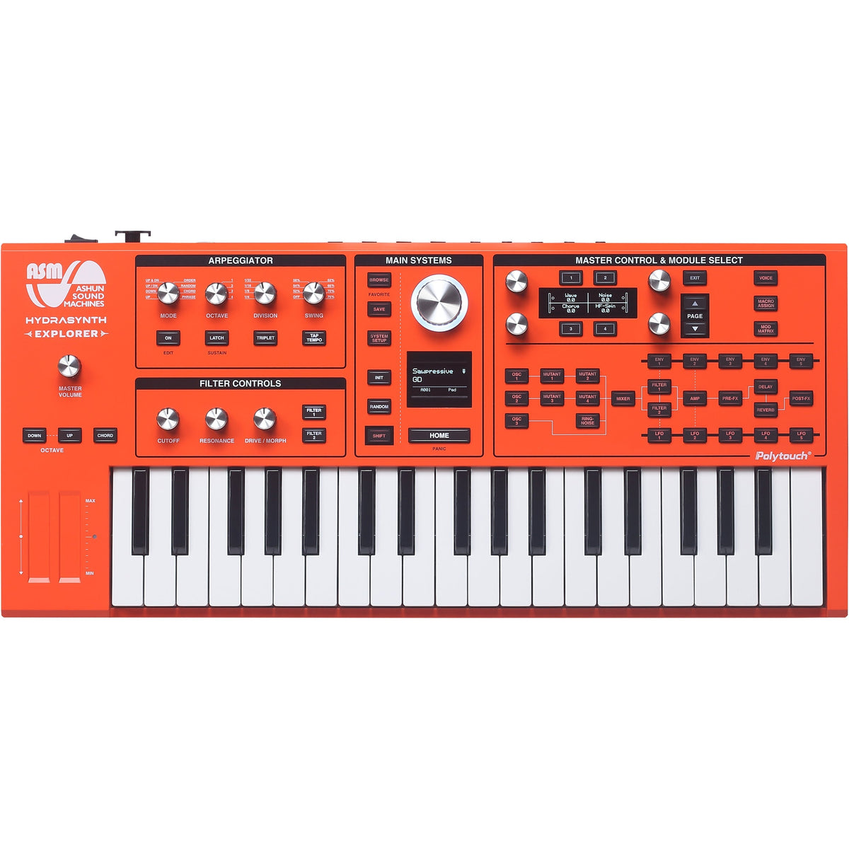ASM Hydrasynth Explorer 888 - Special Edition Orange (New)
