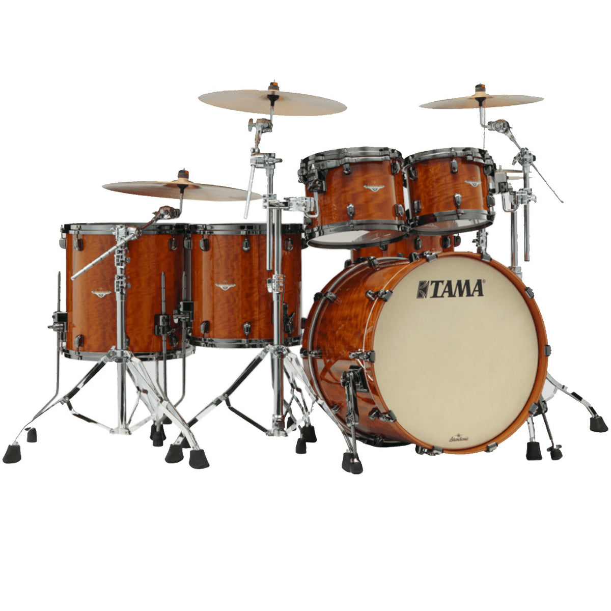 Tama Starclassic Bubinga 5-Piece Shell Pack - Gloss African Cherry (New)