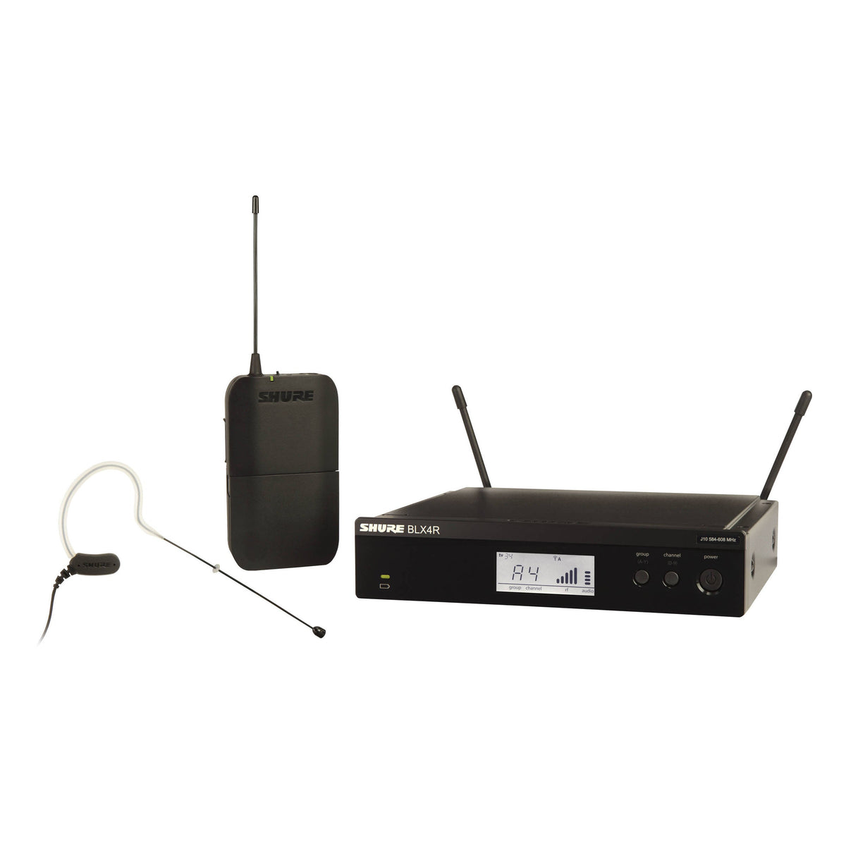 Shure BLX14R/MX53 Wireless Headset System with MX153 Headset Mic Band H9 (New)