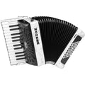 Hohner Bravo II 48 Chromatic Piano Key Accordion - White (New)