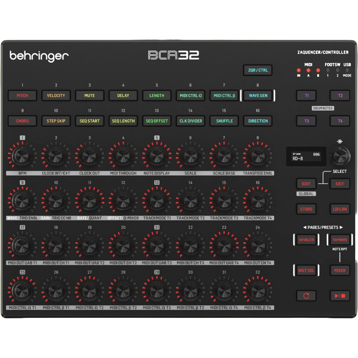 Behringer BCR-32 USB/MIDI Controller (New)