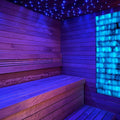 ProSaunas Himalayan Salt Wall | Customizable Himalayan Salt Sauna Wall Kit (White Salt Brick / 96" x 48" / White LED)