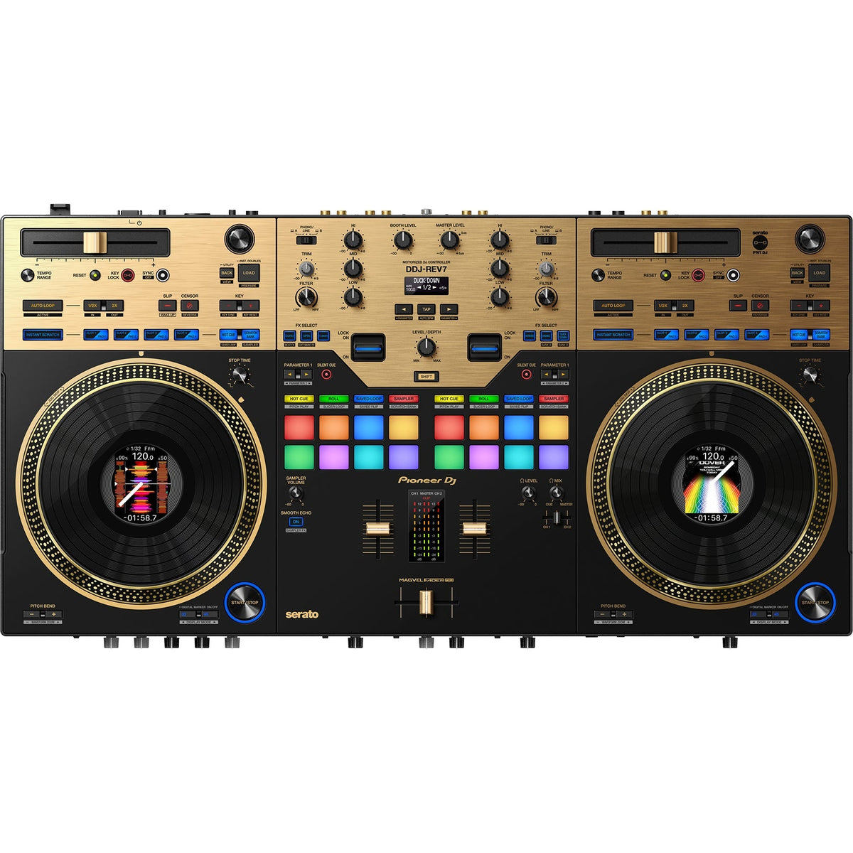 Pioneer DJ DDJ-REV7-N Professional DJ Controller - Limited Edition Gold (New)