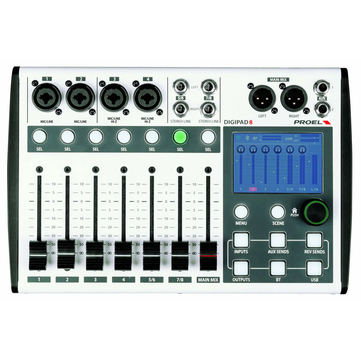 Proel Digipad8 Compact Digital Mixer (New)