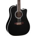 Takamine Legacy Series EF381SC 12-String Acoustic Electric Guitar - Black (New)