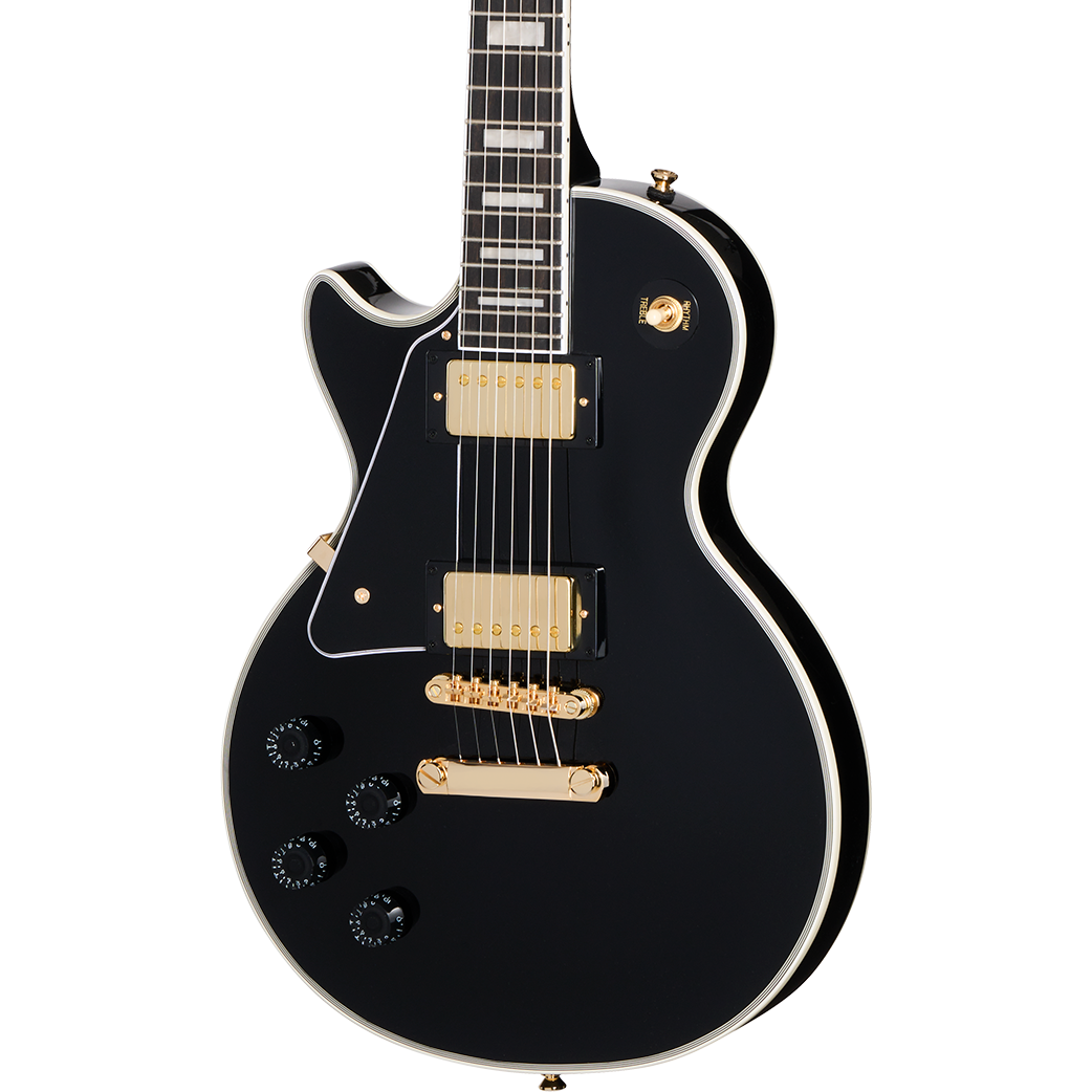 Epiphone Les Paul Custom Left Handed Electric Guitar - Ebony (New)