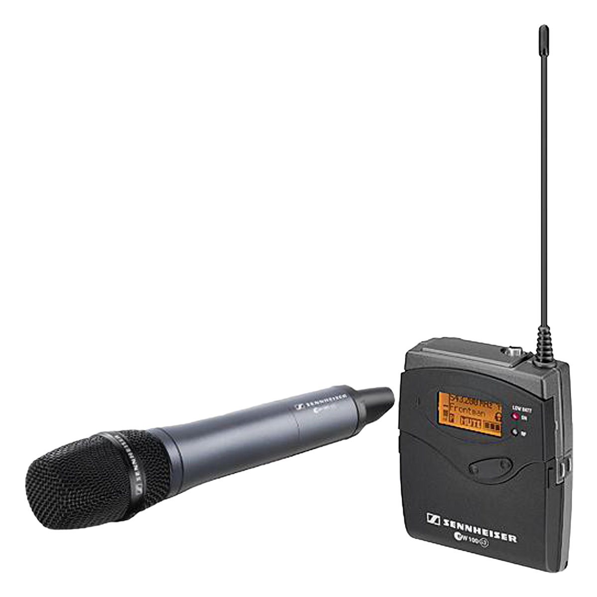 Sennheiser ew135pG3 Camera Mount Wireless Mic System with 835 Handheld Mic - A1 (New)