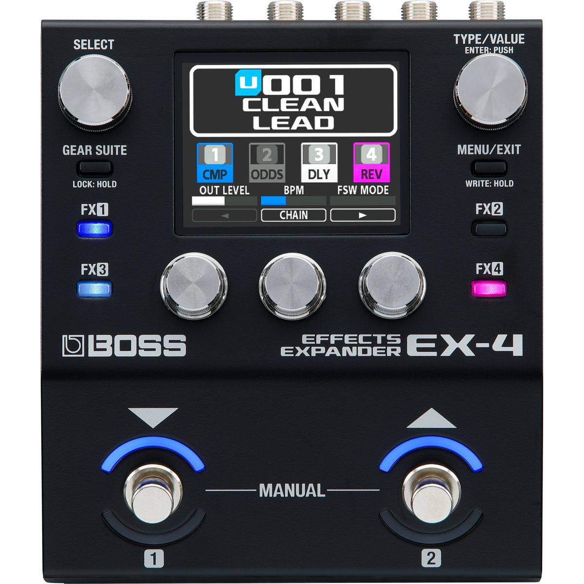 Boss EX-4 Effects Expander/Compact Pedalboard Multi-Effects Unit (New)